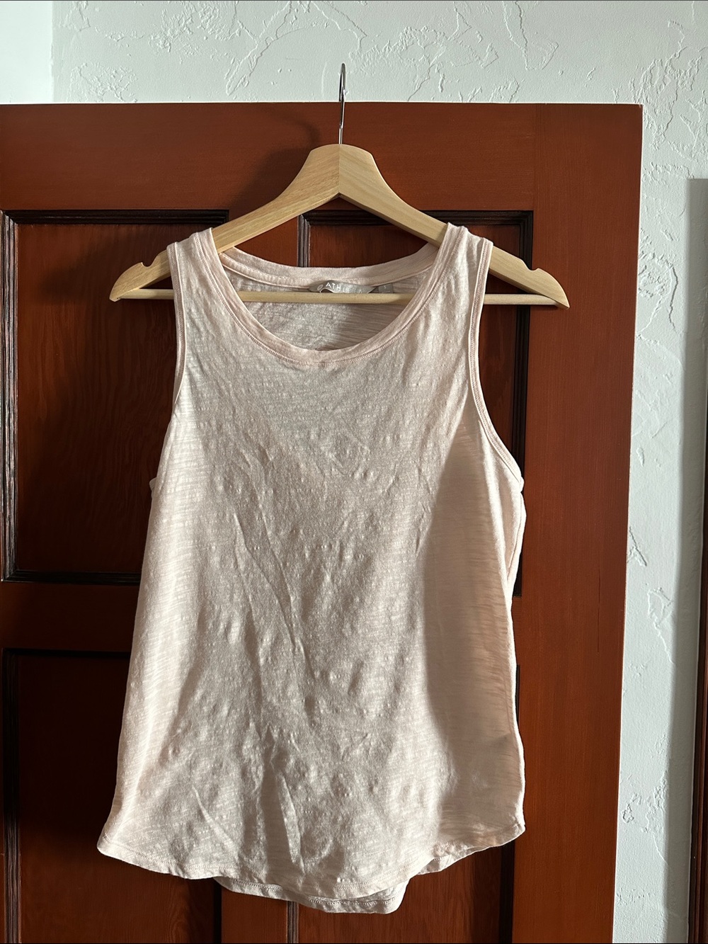 Athleta Pale Blush Scoop Neck Tank